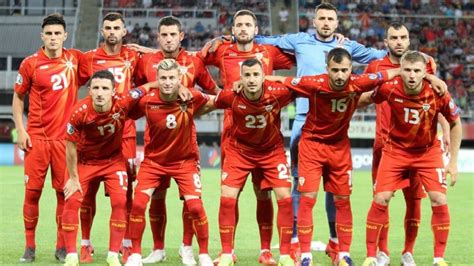 england north macedonia football squad